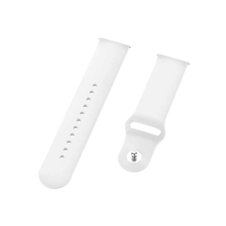 18mm Universal Reverse Buckle Wave Silicone Strap, L, S