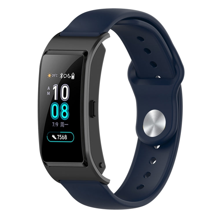 18mm Universal Reverse Buckle Wave Silicone Strap, L, S