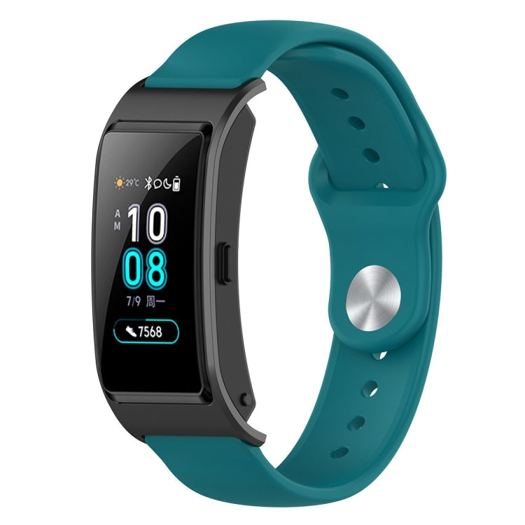 18mm Universal Reverse Buckle Wave Silicone Strap, L, S