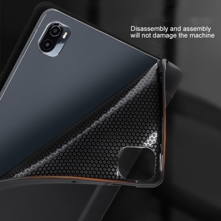 3-fold Smart Leather Tablet Case with Pen Slot, For Xiaomi Pad 5 / 5 Pro