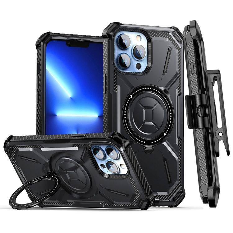 Armor Series Holder Phone Case with Back Clip, For iPhone 13 Pro Max, For iPhone 13 Pro, For iPhone 13, For iPhone SE 2022 / SE 2020 / 8 / 7