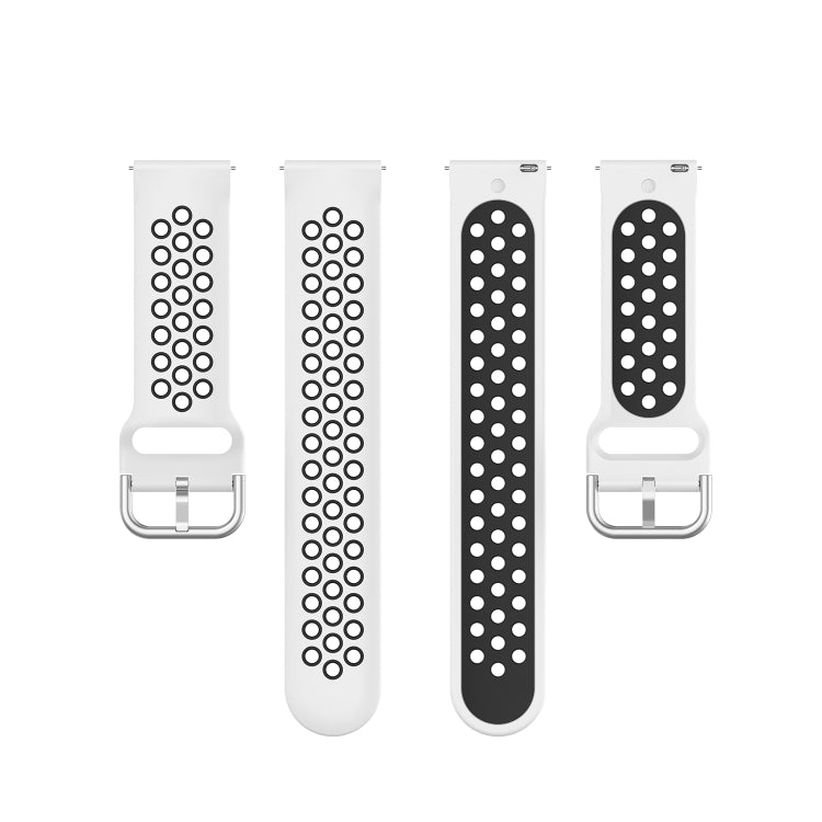 Universal Sports Two-tone Silicone Replacement Wrist Strap, For Huawei Watch GT2 / Honor Magic Watch 2 46mm