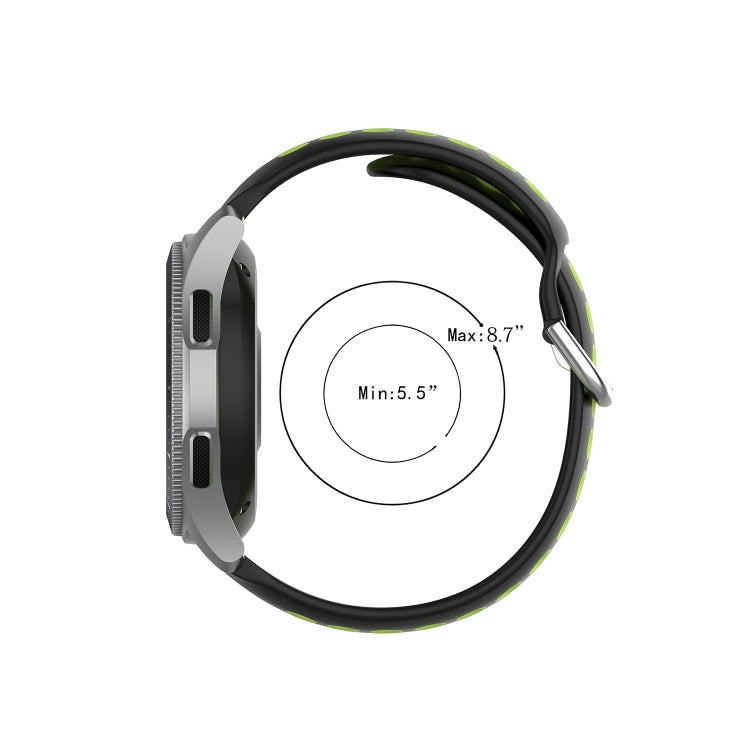 Universal Sports Two-tone Silicone Replacement Wrist Strap, For Huawei Watch GT2 / Honor Magic Watch 2 46mm