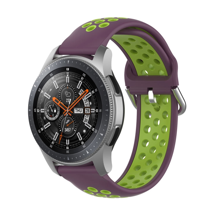 Universal Sports Two-tone Silicone Replacement Wrist Strap, For Huawei Watch GT2 / Honor Magic Watch 2 46mm