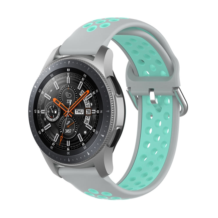 Universal Sports Two-tone Silicone Replacement Wrist Strap, For Huawei Watch GT2 / Honor Magic Watch 2 46mm