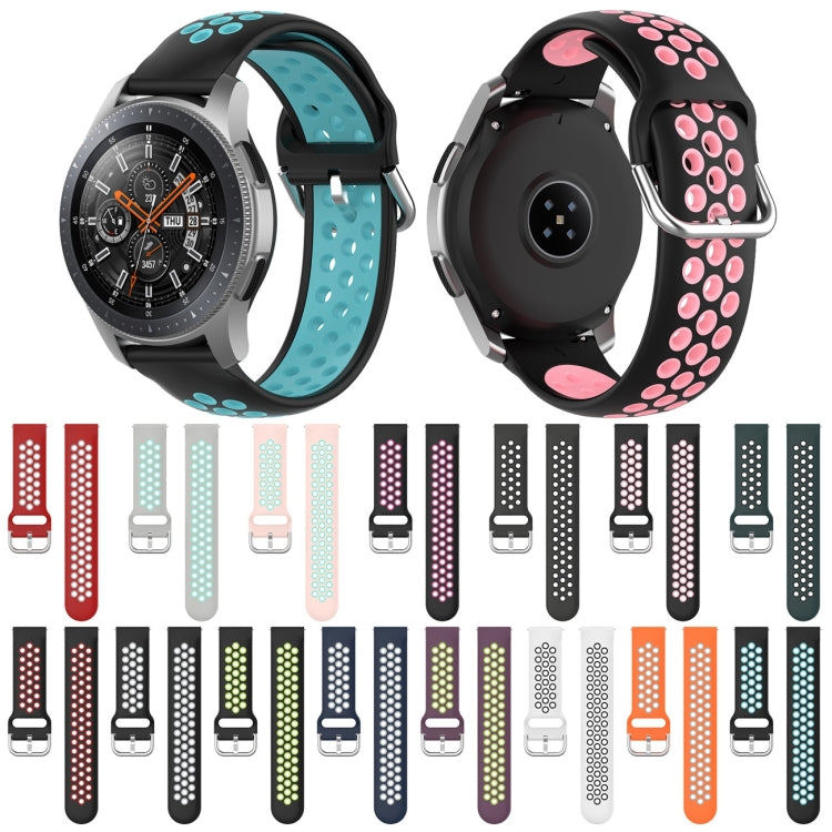 Universal Sports Two-tone Silicone Replacement Wrist Strap, For Huawei Watch GT2 / Honor Magic Watch 2 46mm