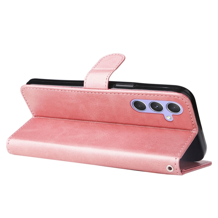 Calf Texture Zipper Leather Phone Case, For Samsung Galaxy M54 5G