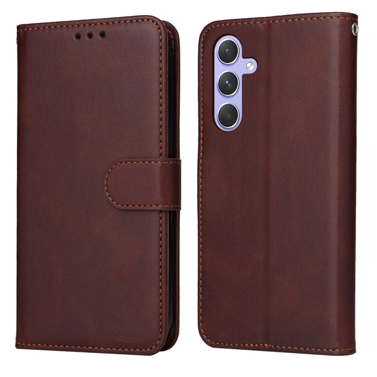 Classic Calf Texture Flip Leather Phone Case