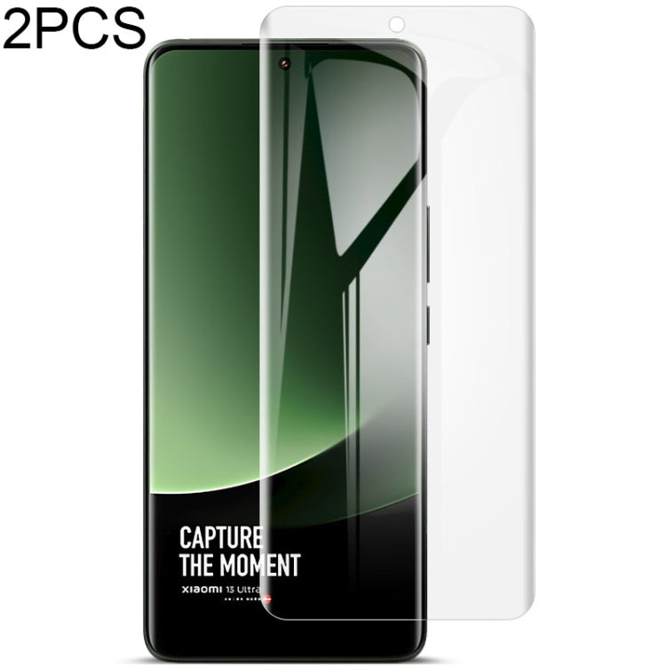 2pcs imak Curved Full Screen Hydrogel Film Protector, For Xiaomi 13 Ultra 5G, For Xiaomi Redmi K60 Ultra 5G, For Xiaomi 14 Pro 5G, For Xiaomi 14 5G, For Xiaomi Redmi Note 13 Pro+, For Xiaomi 13T / 13T Pro 5G