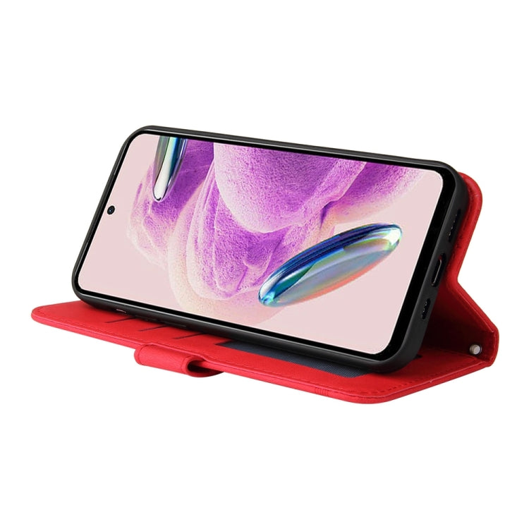 Skin Feel Life Tree Metal Button Leather Phone Case