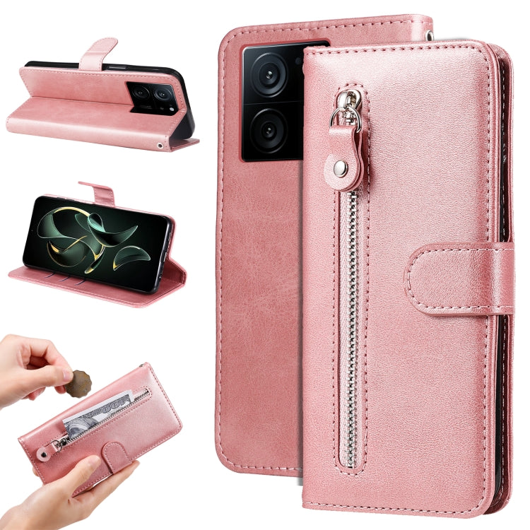 Calf Texture Zipper Leather Phone Case, For Xiaomi Redmi Poco F5, For Xiaomi 13T / Redmi K60 Ultra, For Xiaomi Redmi K60 / K60 Pro, For Xiaomi Redmi Note 12S 4G