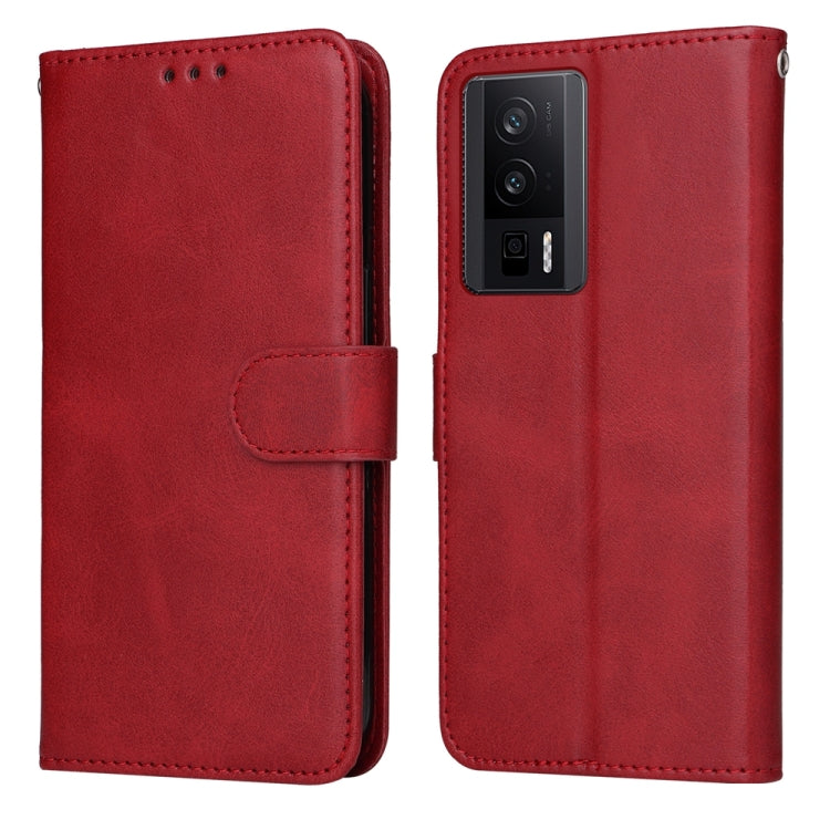 Classic Calf Texture Flip Leather Phone Case, For Xiaomi 13T / Redmi K60 Ultra, For Xiaomi Redmi K70 / K70 Pro, For Xiaomi Redmi Poco F5, For Xiaomi Redmi K60 / K60 Pro
