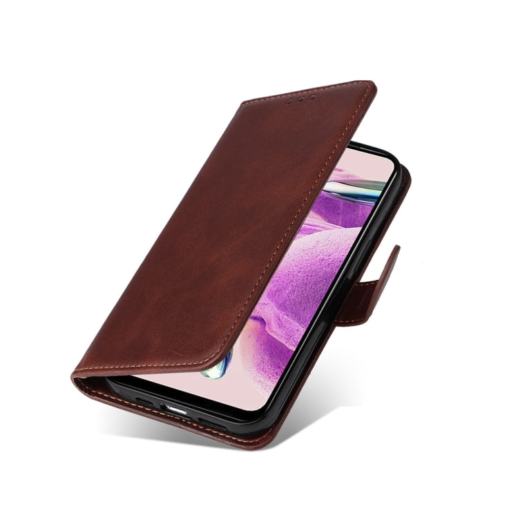 Classic Calf Texture Flip Leather Phone Case, For Xiaomi Redmi Note 12S 4G