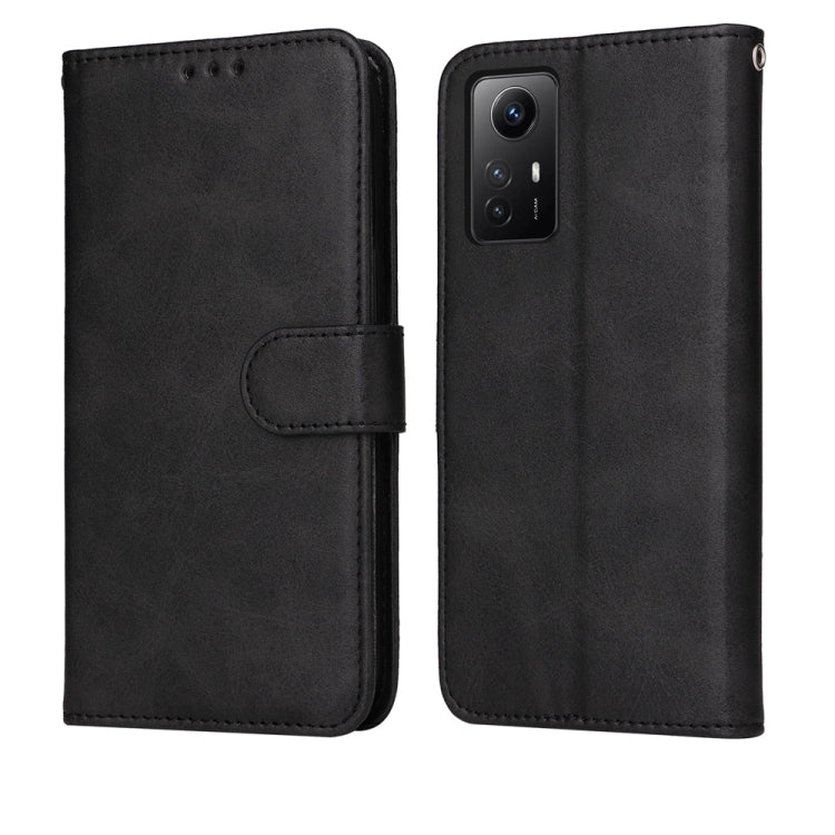 Classic Calf Texture Flip Leather Phone Case, For Xiaomi Redmi Note 12S 4G
