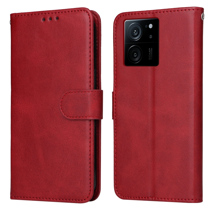Classic Calf Texture Flip Leather Phone Case, For Xiaomi 13T / Redmi K60 Ultra, For Xiaomi Redmi K70 / K70 Pro, For Xiaomi Redmi Poco F5, For Xiaomi Redmi K60 / K60 Pro