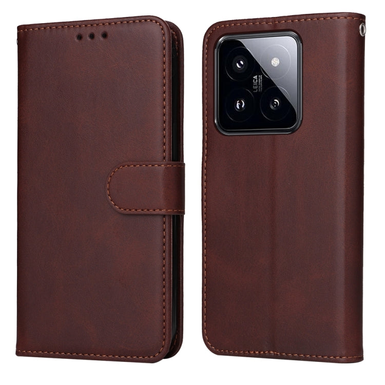 Classic Calf Texture Flip Leather Phone Case, For Xiaomi Redmi K70E, For Xiaomi 14 Ultra, For Xiaomi 14 Pro, For Xiaomi 14