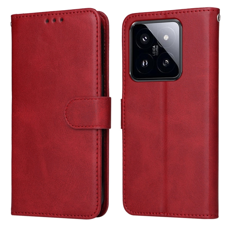 Classic Calf Texture Flip Leather Phone Case, For Xiaomi Redmi K70E, For Xiaomi 14 Ultra, For Xiaomi 14 Pro, For Xiaomi 14