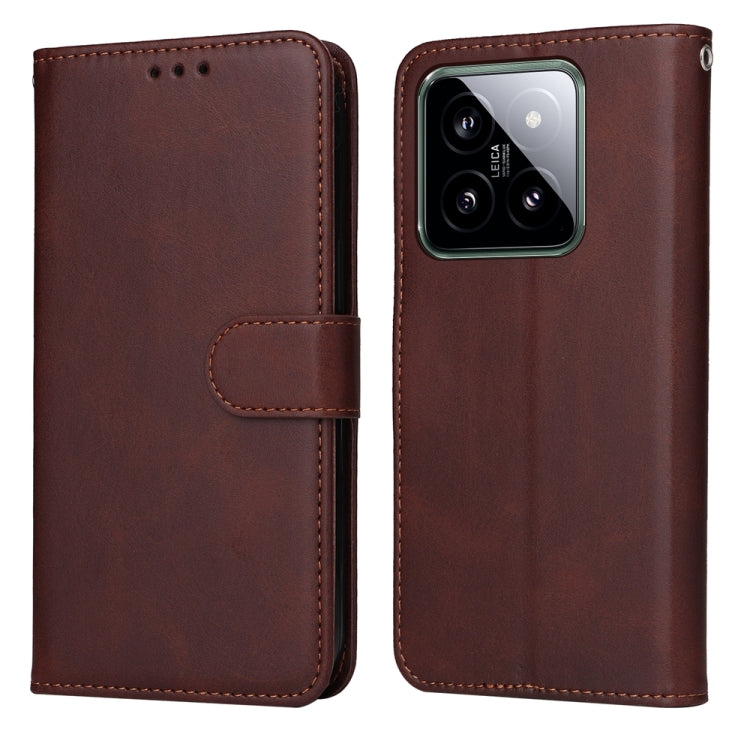 Classic Calf Texture Flip Leather Phone Case, For Xiaomi Redmi K70E, For Xiaomi 14 Ultra, For Xiaomi 14 Pro, For Xiaomi 14