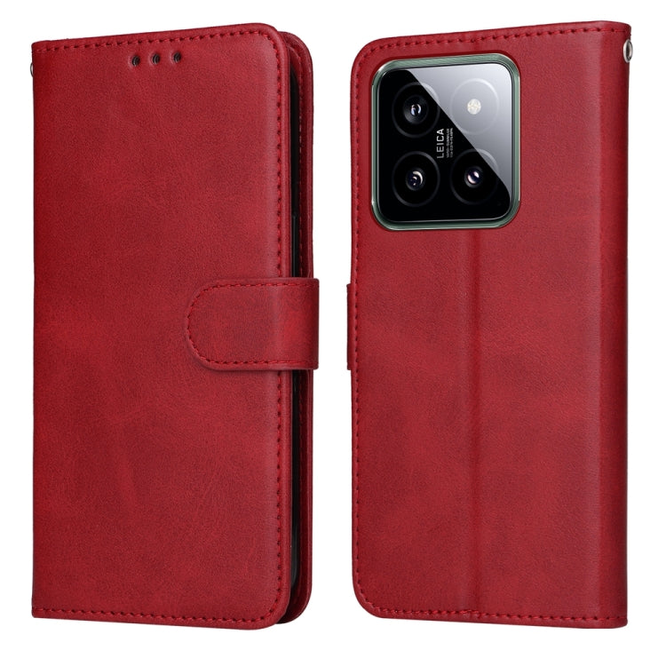 Classic Calf Texture Flip Leather Phone Case, For Xiaomi Redmi K70E, For Xiaomi 14 Ultra, For Xiaomi 14 Pro, For Xiaomi 14