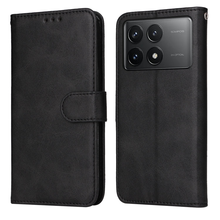 Classic Calf Texture Flip Leather Phone Case, For Xiaomi 13T / Redmi K60 Ultra, For Xiaomi Redmi K70 / K70 Pro, For Xiaomi Redmi Poco F5, For Xiaomi Redmi K60 / K60 Pro