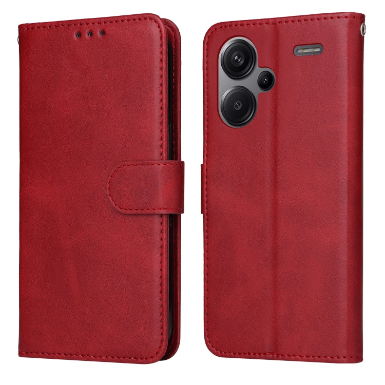 Classic Calf Texture Flip Leather Phone Case, For Xiaomi Redmi Note13 5G Global, For Xiaomi Redmi 13C 4G, For Xiaomi Redmi Note13 Pro+ 5G Global, For Xiaomi Redmi Note13 Pro 5G Global