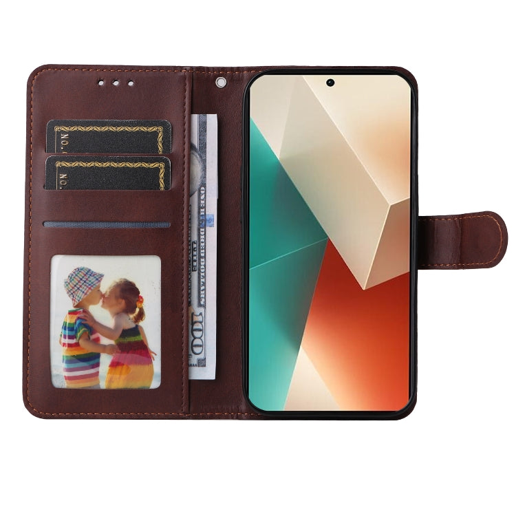 Classic Calf Texture Flip Leather Phone Case, For Xiaomi Redmi Note13 5G Global, For Xiaomi Redmi 13C 4G, For Xiaomi Redmi Note13 Pro+ 5G Global, For Xiaomi Redmi Note13 Pro 5G Global