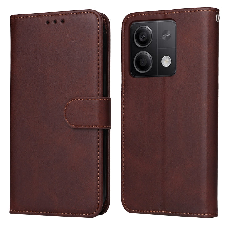 Classic Calf Texture Flip Leather Phone Case, For Xiaomi Redmi Note13 5G Global, For Xiaomi Redmi 13C 4G, For Xiaomi Redmi Note13 Pro+ 5G Global, For Xiaomi Redmi Note13 Pro 5G Global