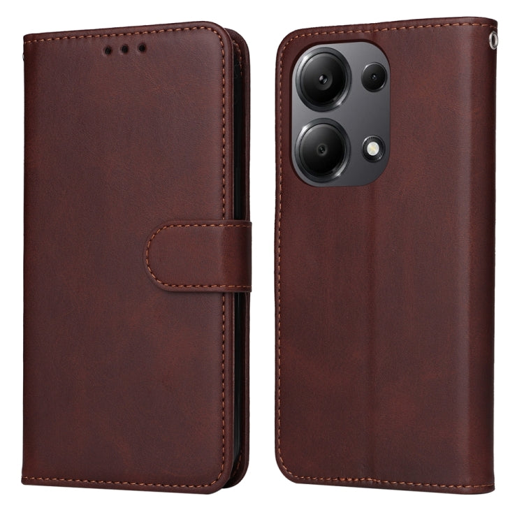 Classic Calf Texture Flip Leather Phone Case, For Xiaomi Poco F6, For Xiaomi Redmi A3, For Xiaomi Redmi Note13 Pro 4G Global/Poco M6 Pro 4G, For Xiaomi Redmi Note13 4G