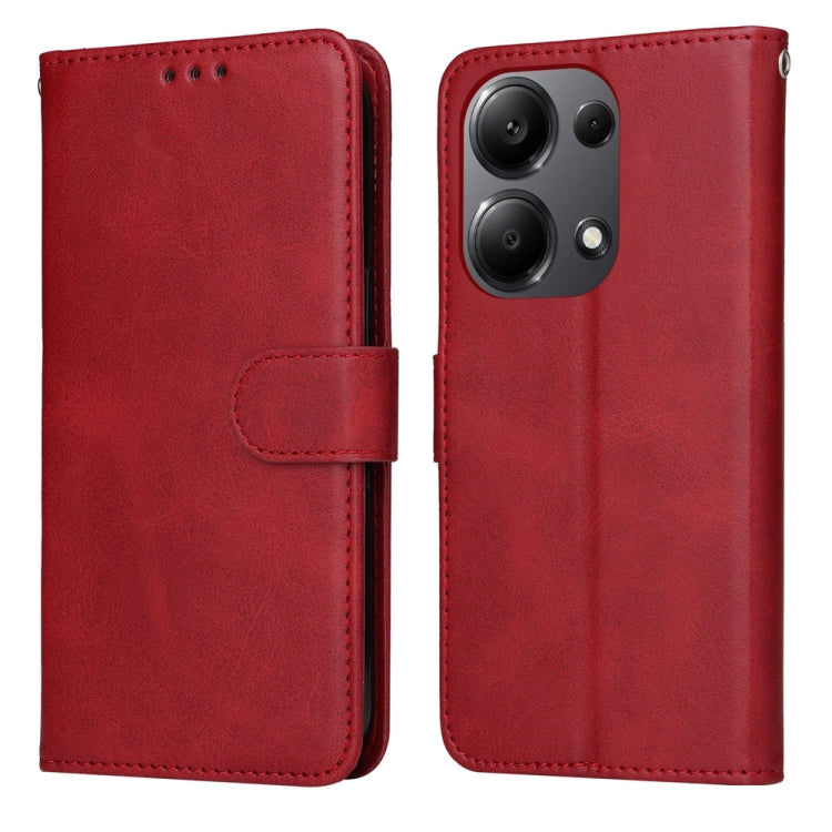 Classic Calf Texture Flip Leather Phone Case, For Xiaomi Poco F6, For Xiaomi Redmi A3, For Xiaomi Redmi Note13 Pro 4G Global/Poco M6 Pro 4G, For Xiaomi Redmi Note13 4G