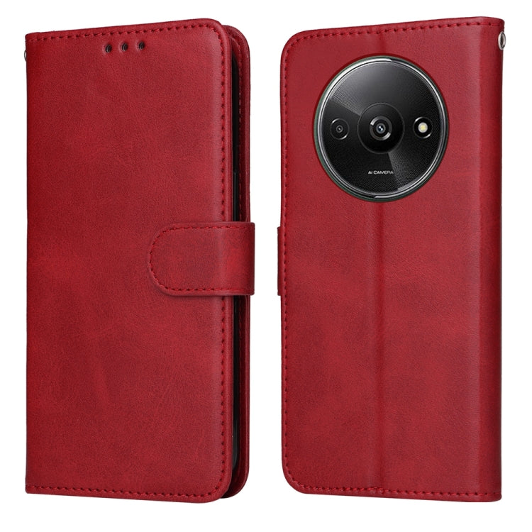 Classic Calf Texture Flip Leather Phone Case, For Xiaomi Poco F6, For Xiaomi Redmi A3, For Xiaomi Redmi Note13 Pro 4G Global/Poco M6 Pro 4G, For Xiaomi Redmi Note13 4G