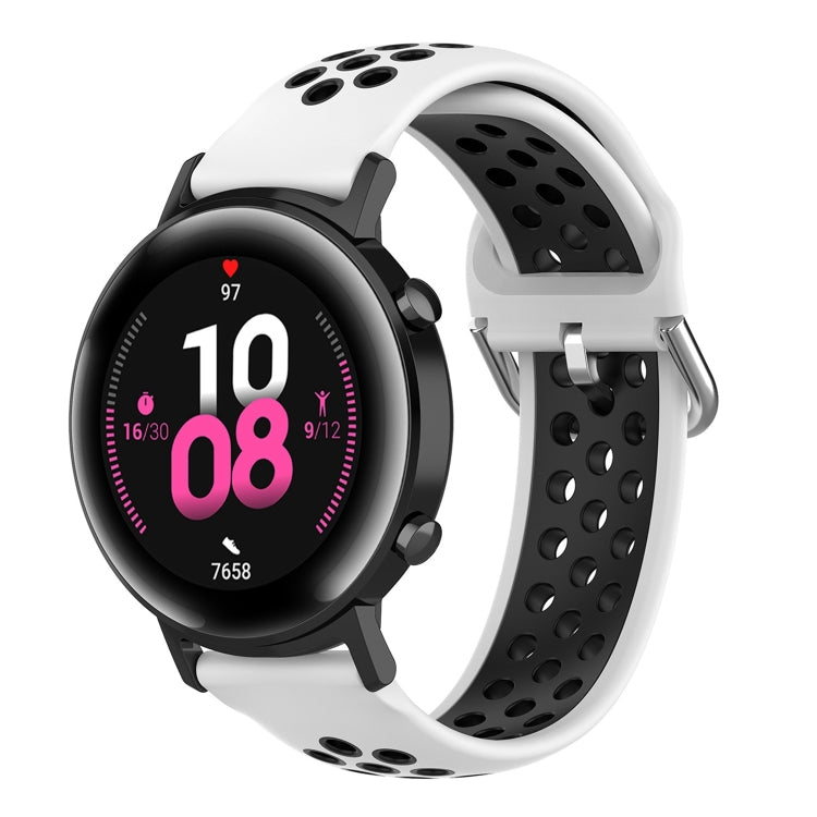 20mm Universal Sports Two Colors Silicone Replacement Strap Watchband