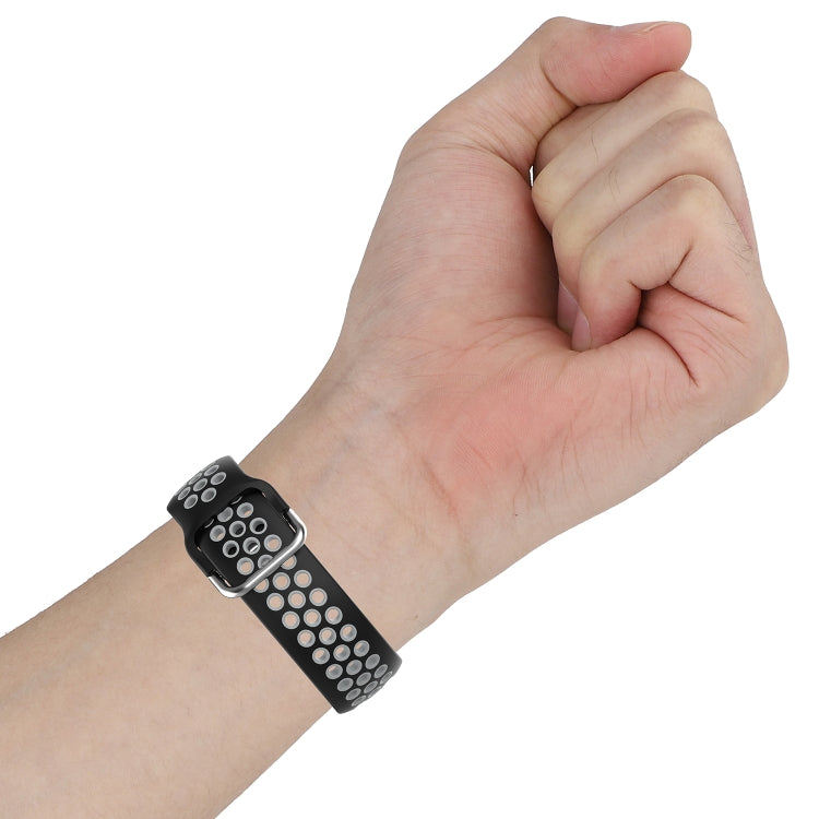 20mm Universal Sports Two Colors Silicone Replacement Strap Watchband