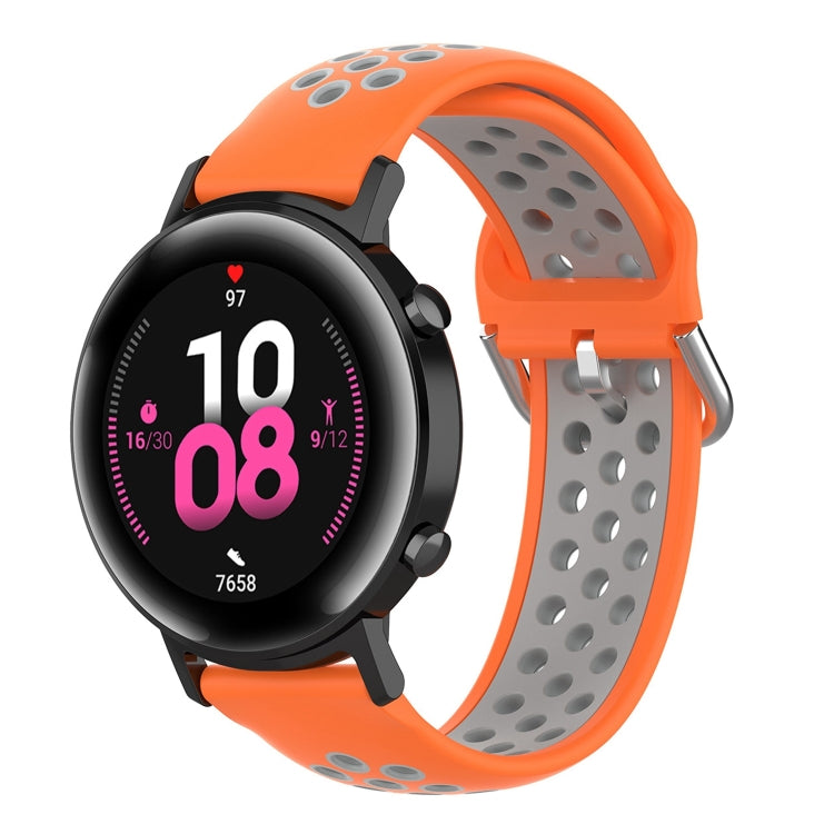 20mm Universal Sports Two Colors Silicone Replacement Strap Watchband