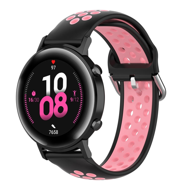 20mm Universal Sports Two Colors Silicone Replacement Strap Watchband