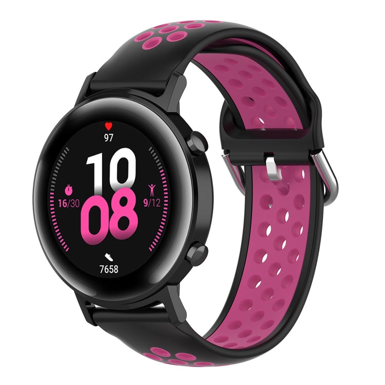 20mm Universal Sports Two Colors Silicone Replacement Strap Watchband