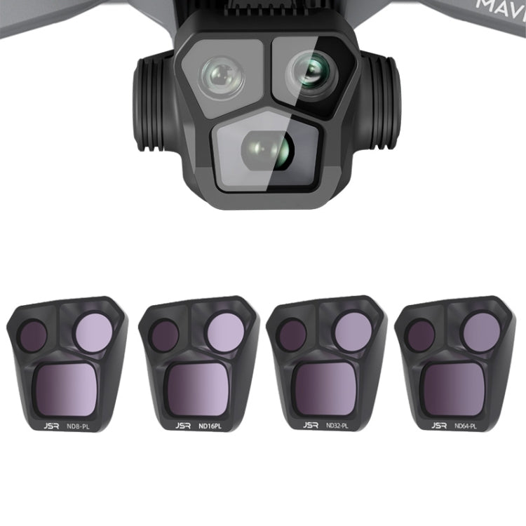 JSR GB Neutral Density Lens Filter, 4 in 1 ND Kit For DJI Mavic 3 Pro, 4 in 1 NDPL Kit For DJI Mavic 3 Pro