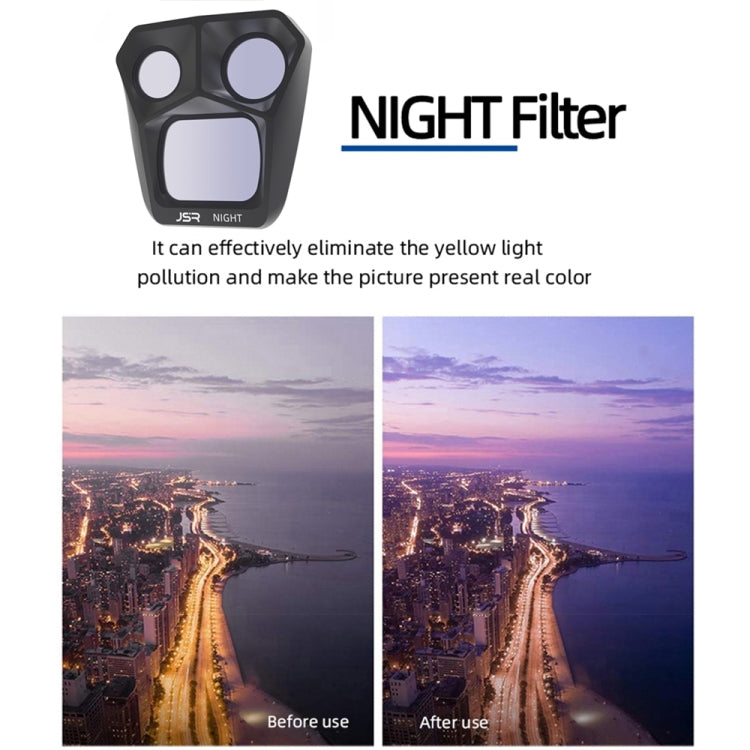 JSR GB 3 in 1 CPL ND16 NIGHT Lens Filter, 3 in 1 CPL ND16 NIGHT For DJI Mavic 3 Pro