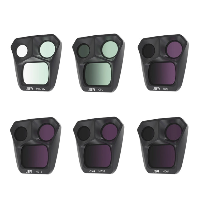 JSR GB 6 in 1 UV CPL ND8 ND16 ND32 ND64 Lens Filter, 6 in 1 For DJI Mavic 3 Pro