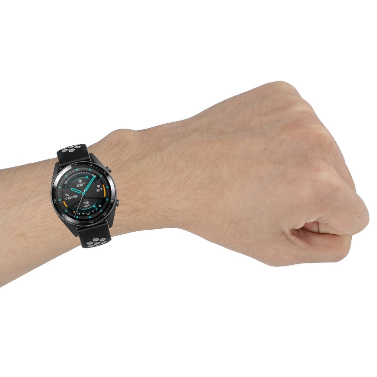 22mm Universal Sports Two Colors Silicone Replacement Strap Watchband