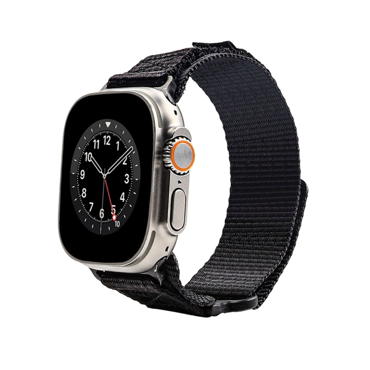 Nylon Two Section Watch Band, For Apple Watch SE 2023 44mm, For Apple Watch Ultra 49mm, For Apple Watch SE 2023 40mm, For Apple Watch 8 41mm, For Apple Watch Ultra 2 49mm, For Apple Watch 8 45mm