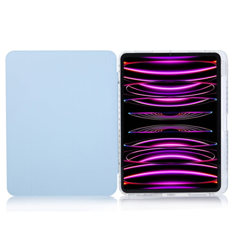 3-Fold Lock Buckle Leather Smart Tablet Case, For iPad Air 11 2024 / iPad Pro 11, For iPad 10th Gen 10.9 2022, For iPad Air 2022 / 2020 10.9, For iPad 10.2 2021 / 2020 / 10.5