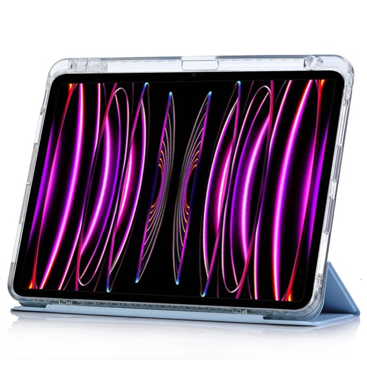 3-Fold Lock Buckle Leather Smart Tablet Case, For iPad Air 11 2024 / iPad Pro 11, For iPad 10th Gen 10.9 2022, For iPad Air 2022 / 2020 10.9, For iPad 10.2 2021 / 2020 / 10.5