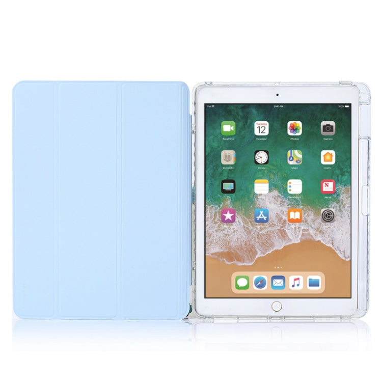 3-Fold Lock Buckle Leather Smart Tablet Case, For iPad Air / Air 2 / 9.7 2017 / 2018