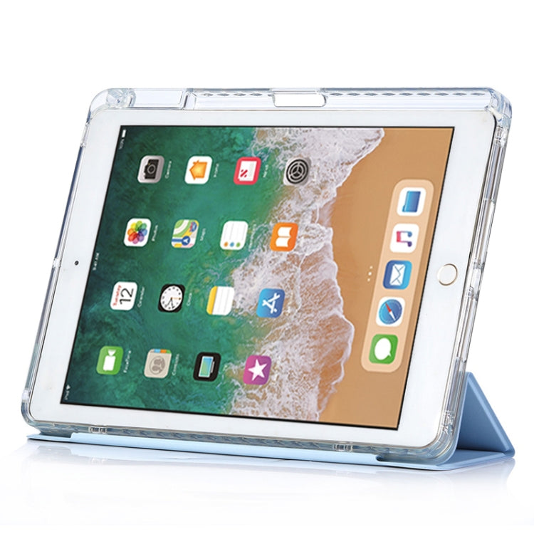 3-Fold Lock Buckle Leather Smart Tablet Case, For iPad Air / Air 2 / 9.7 2017 / 2018