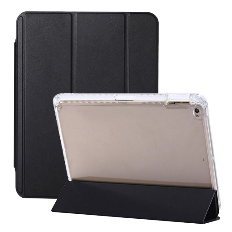 3-Fold Lock Buckle Leather Smart Tablet Case, For iPad Air / Air 2 / 9.7 2017 / 2018