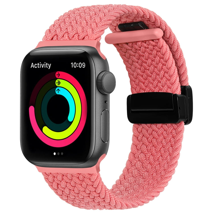 Magnetic Fold Clasp Woven Watch Band, For Apple Watch SE 2022 40mm, For Apple Watch 9 45mm