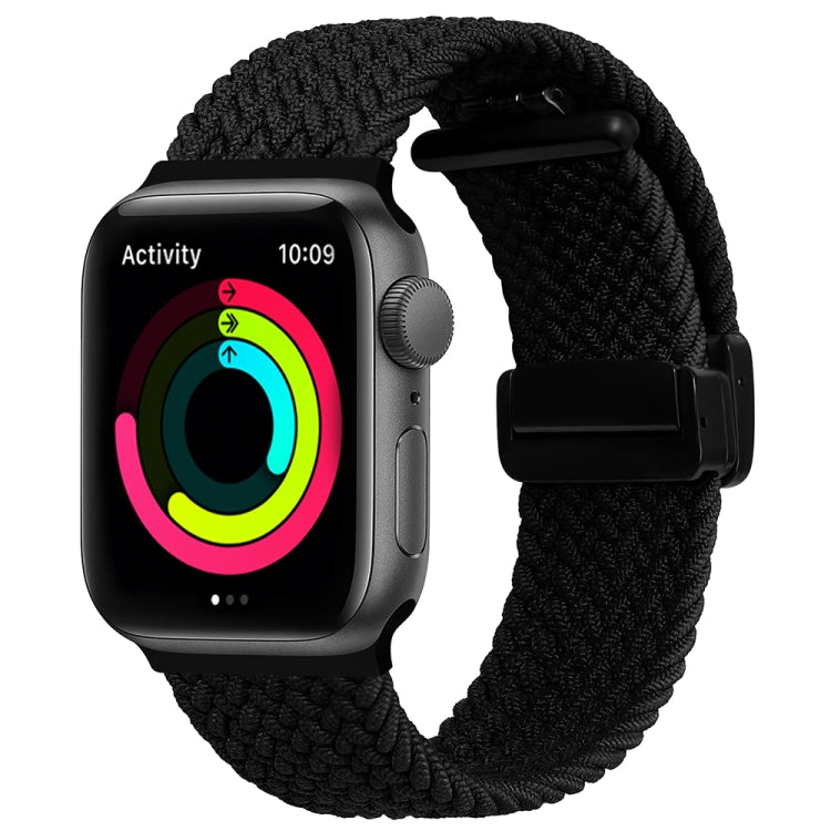 Magnetic Fold Clasp Woven Watch Band, For Apple Watch 8 45mm, For Apple Watch Ultra 2 49mm