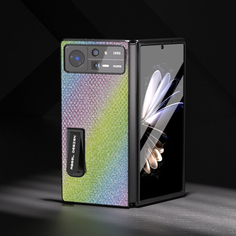 ABEEL Integrated Diamond Series Black Edge Phone Case with Holder, For Xiaomi Mix Fold 2, For Samsung Galaxy Z Fold3 5G, For Samsung Galaxy Z Fold5, For Samsung Galaxy Z Fold4 5G