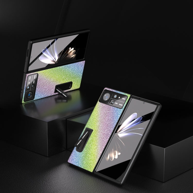 ABEEL Integrated Diamond Series Black Edge Phone Case with Holder, For Xiaomi Mix Fold 2, For Samsung Galaxy Z Fold3 5G, For Samsung Galaxy Z Fold5, For Samsung Galaxy Z Fold4 5G