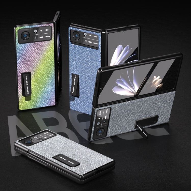 ABEEL Integrated Diamond Series Black Edge Phone Case with Holder, For Xiaomi Mix Fold 2, For Samsung Galaxy Z Fold3 5G, For Samsung Galaxy Z Fold5, For Samsung Galaxy Z Fold4 5G